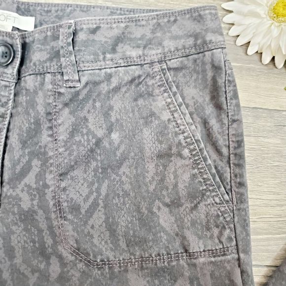 LOFT Snakeskin Print Marisa Pants - Picture 4 of 5